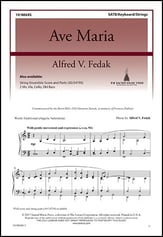 Ave Maria SATB choral sheet music cover